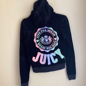 Juicy couture velour tracksuit hoodie Y2K